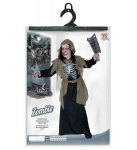 &bdquo;ZOMBIE&ldquo; (chalatas su gobtuvu, holografiniai kaulai ant krūtinės, diržas)