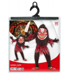 HORROR CLOWN (robe, oversized hooded mask)