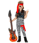&bdquo;ROCK STAR&ldquo; (palaidinė be rankovių, tinklinė palaidinė, kelnės, diržas, kojų juosta, bandana)
