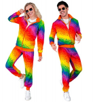 &bdquo;PIXEL RAINBOW PARTY FASHION SPORTINIS KOSTIUMAS&ldquo; (striukė, kelnės)