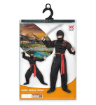 &bdquo;SUPER RAUMENŲ NINJA&ldquo; (raumenų mar&scaron;kinėliai su gobtuvu, veido kaukė, kelnės, diržas)