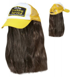 TRUCKER HAT WITH HAIR