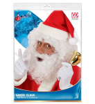 SANTA CLAUS WIG, BEARD & EYEBROWS in polybag