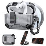 MagSafe dėklas su automatiniu užraktu AirPods Pro 3, pilkas