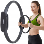 Pilates žiedas Airi, 38 cm, juodas