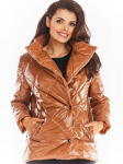 AWAMA - Žieminė moteri&scaron;ka striukė AW-A384-BEIGE_LXL, L/XL