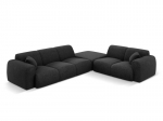 U formos mink&scaron;tas kampas Micadoni Home Nolio, Black