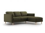 L formos mink&scaron;tas kampas Micadoni Home Eden, Moss Green Melange