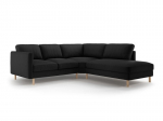 L formos mink&scaron;tas kampas Micadoni Home Eden, Black