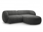 L formos mink&scaron;tas kampas Micadoni Home Kate, Dark Grey Melange