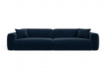 Keturvietė sofa Micadoni Strino, Royal Blue