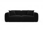 Trivietė sofa Micadoni Strino, Black