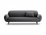 Trivietė sofa Micadoni Poppy, Dark Grey