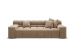 Trivietė sofa Micadoni Hawaii, Cappuccino
