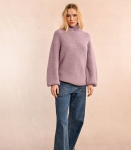 Molly Bracken moteri&scaron;kas džemperis M118CN*01, violetinė 3542914957249