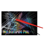 Raižymo popierius Essdee Holographic 305x229 mm 10 vnt