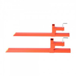 Padėklų &scaron;akės, 109x23x8 cm, oranžinės, plienas