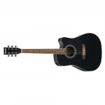 Akustinė gitara 1041x398x120 mm juoda, pradedančiųjų rinkinys
