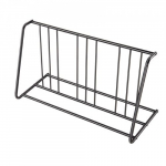 Dviračių stovas, 120x54x71.2 cm, juodas, anglinio plieno sandėliavimas