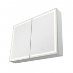 Vaistų spintelė, 60x80x13 cm, veidrodis, LED, laikymas