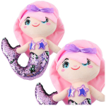 Mink&scaron;tas žaislas Undinėlė, 28 cm, violetinė