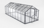 SANUS PRO Hybrid L-12 RAL9005 &Scaron;iltnamis &ndash; 12,54 m&sup2; Grūdintas Stiklas & Polikarbonatas