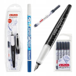 Herlitz My.pen ra&scaron;iklis su papildymais ir trintuku, juodai-baltas