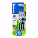 Pilot B2p gelinis ra&scaron;iklis, 3 vnt., 0.7 mm, mėlynas