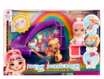 Rainbow High Littles Lėlė Blush su baseinu ir čiuožykla