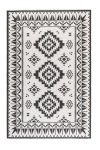 Elle Decoration dvipusis kilimas naudojimui viduje ir lauke &bdquo;Gemini&ldquo; Dynamic juodas 160x230