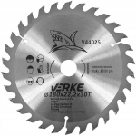 Vidiowa pjūklų diskas medienai 180 mm, 30 dantų