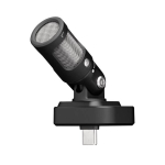 Shure MV88-USBC, stereo mikrofonas su USB-C jungtimi, 24 bit, 48 kHz, juodas, dinaminis mikrofonas, USB