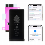 Akumuliatorius telefonui "iPhone 12 Mini" akumuliatorius BE KOMBINACIJOS Didesnis pajėgumas 2510 mAh