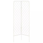 4Living Grotelė balta 145 cm &ndash; patvari metalinė atrama augalams