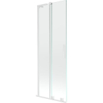 Vonios sienelė Mexen Velar L, 75 x 150 cm, White/Transparent