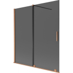 Vonios sienelė Mexen Velar, 150 x 150 cm, Brushed copper/Graphite