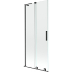 Vonios sienelė Mexen Velar L, 85 x 150 cm, Brushed gun gray/Transparent