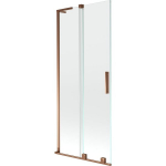 Vonios sienelė Mexen Velar L, 80 x 150 cm, Rose gold/Transparent