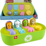 Veiklos žaislas Fisher-Price FP Pets smulkiosios motorikos i&scaron;&scaron;okantys spalvingi gyvūnai priežastis&ndash;pasekmė, uniwersalny