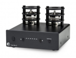 Pro-Ject Tube Box E black &ndash; elektroninis fonografinis prie&scaron;garsinis stiprintuvas, juodos spalvos