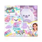 &bdquo;Pasidaryk pats&ldquo; Toy Canal Toys ORO TEPTUKU DAŽOMAS PLIU&Scaron;INIS Kawaii lokys, skalbiamas pliu&scaron;as, 25 cm, aerografo menas