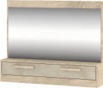 Sieninis veidrodis Meblocross Maximus MXS-14 Smėlio ąžuolas MDF rėmas 100x80 cm