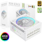 Maitinimo &scaron;altinis GAMEMAX RGB 850G WH