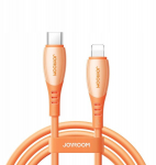 Joyroom Laidas S-A59 Vibrant Series 30W USB-C - Lightning 1.2m oranžinis