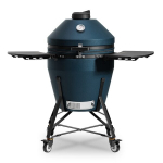 Keraminė kepsninė Kamado Bono Grande Evo, 25", matinė mėlyna