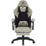 Žaidimų kėdė žaidimų kėdė InfiniŽaidimų kėdė INFINI ThrustX Black/Beige 128x65cm