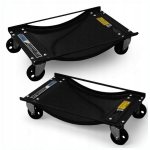 2 Automobilių manevravimo vežimėliai, 450 kg, juodi