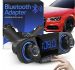 FM Bluetooth 5.0 siųstuvas automobiliui Retoo E666, 8in1, USB, QC3.0