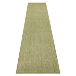 Kilimas, bėgikas sizalio SION A5165A Melangas plok&scaron;čias audimas žalias, 80x200 cm