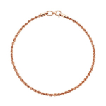 Auksinė apyrankė moterims "Rope" Brasco 9503, 18